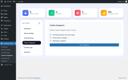 Page screenshot: Consent Guard &rarr; Cookie Categories
