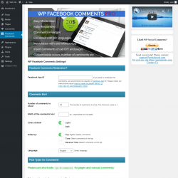 Page screenshot: Facebook Comments