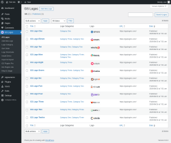 Page screenshot: GS Logos