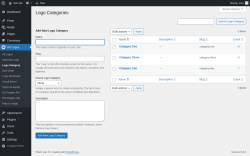 Page screenshot: GS Logos → Logo Category