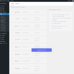 Page screenshot: GS Logos → Sort Order