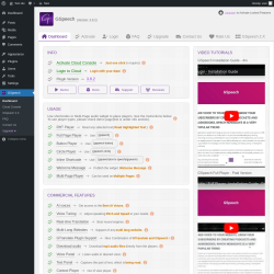 Page screenshot: GSpeech