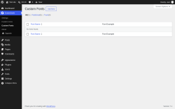 Page screenshot: GutenGeek &rarr; Custom Fonts