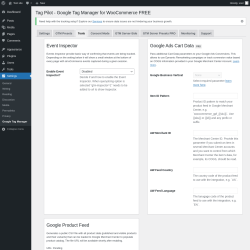 Page screenshot: Settings → Google Tag Manager → Tools