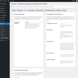 Page screenshot: Settings → Google Tag Manager → Tools