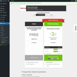 Page screenshot: Settings → Upgrade  ➤