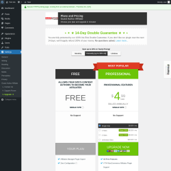 Page screenshot: Settings → Upgrade  ➤