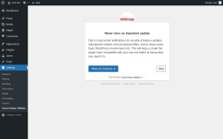 Page screenshot: Plugin Settings ‹ Test site — WordPress