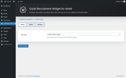 Page screenshot: Guild Recruitment