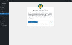 Page screenshot: Forms ‹ Test site — WordPress