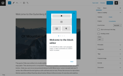 Page screenshot: Gutenberg