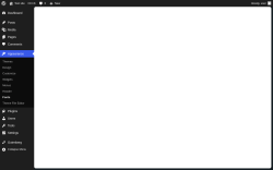 Page screenshot: Appearance &rarr; Fonts