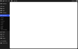 Page screenshot: Appearance &rarr; Fonts