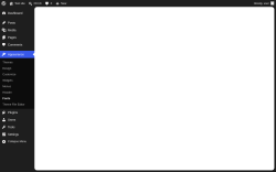 Page screenshot: Appearance &rarr; Fonts