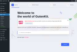 Page screenshot: Gutenkit