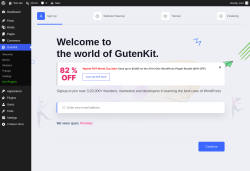Page screenshot: Gutenkit