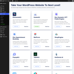 Page screenshot: Gutenkit &rarr; Our Plugins