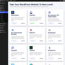 Page screenshot: Gutenkit &rarr; Our Plugins