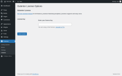 Page screenshot: Gutentor → License