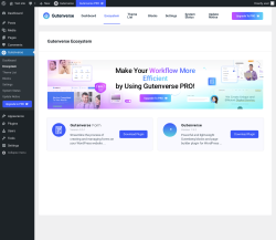 Page screenshot: Gutenverse → Ecosystem