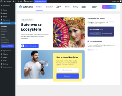 Page screenshot: Gutenverse
