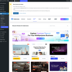 Page screenshot: Gutenverse → Theme List