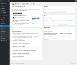 Page screenshot: Guestbook → The Add-On