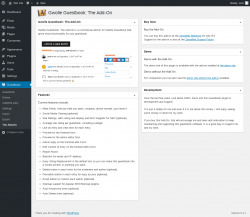 Page screenshot: Guestbook → The Add-On