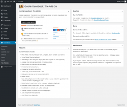 Page screenshot: Guestbook → The Add-On