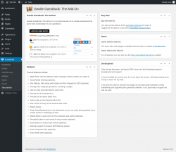 Page screenshot: Guestbook → The Add-On