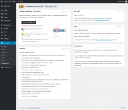 Page screenshot: Guestbook → The Add-On