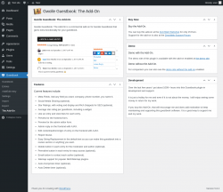 Page screenshot: Guestbook → The Add-On