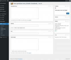 Page screenshot: Guestbook → Add/Edit entry