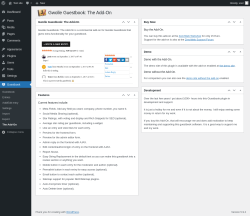 Page screenshot: Guestbook → The Add-On