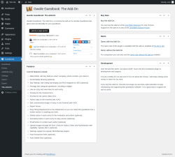 Page screenshot: Guestbook → The Add-On