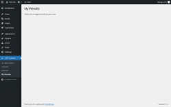 Page screenshot: H5P Content → My Results