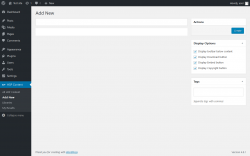 Page screenshot: H5P Content → Add New