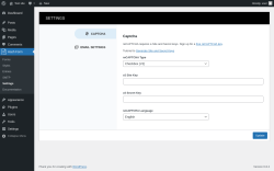 Page screenshot: Hash Form → Settings