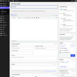 Page screenshot: Agents &rarr; Add New Agent