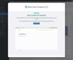 Page screenshot: hCaptcha → Events