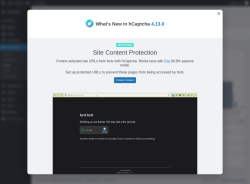 Page screenshot: hCaptcha → Forms