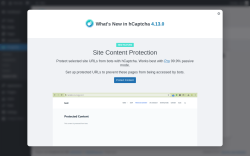 Page screenshot: hCaptcha → System Info