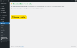 Page screenshot: Settings → Headers Security Advanced & HSTS WP