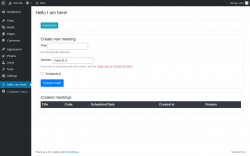 Page screenshot: Hello I am here!