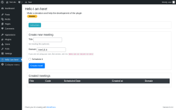 Page screenshot: Hello I am here!