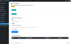 Page screenshot: Hello I am here!
