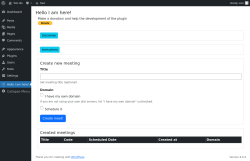 Page screenshot: Hello I am here!