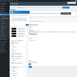 Page screenshot: Helpie FAQ  → Add New FAQ Group