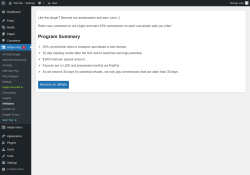 Page screenshot: Helpie FAQ  → Affiliation