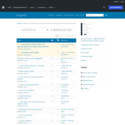 Page screenshot: Helpie FAQ  → Support Forum